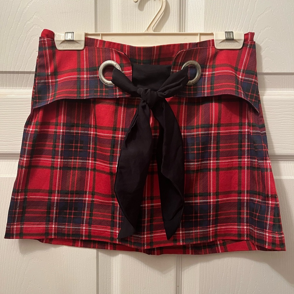 Urban Outfitters plaid mini skirt